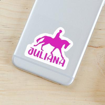 Sticker Horse Rider Juliana Notebook Image