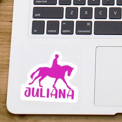 Sticker Horse Rider Juliana Image