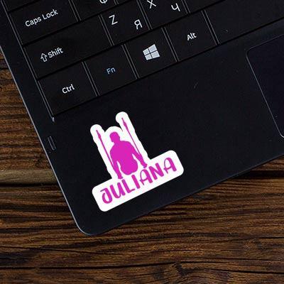 Ringturnerin Sticker Juliana Laptop Image