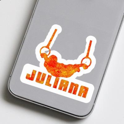 Ring gymnast Sticker Juliana Notebook Image