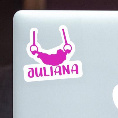 Sticker Juliana Ring gymnast Notebook Image