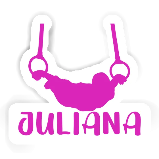 Sticker Juliana Ring gymnast Laptop Image