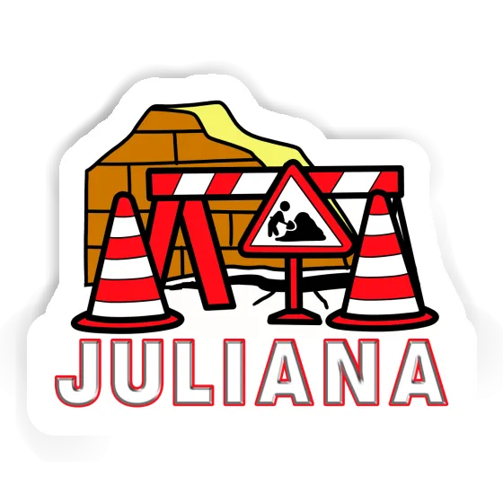 Baustelle Sticker Juliana Image