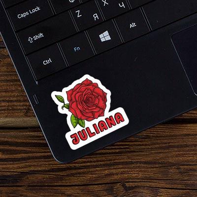 Juliana Sticker Rose Laptop Image