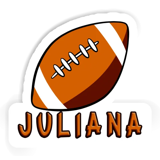 Juliana Sticker Rugby Notebook Image