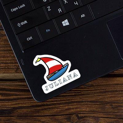 Juliana Sticker Segelboot Laptop Image