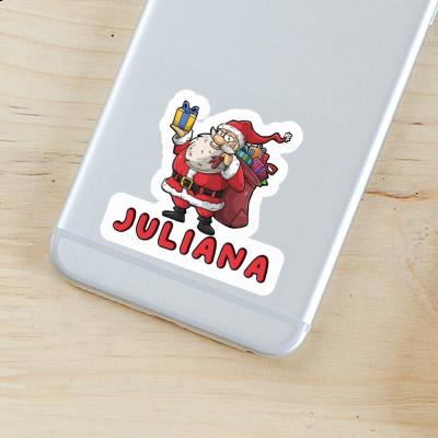 Santa Claus Sticker Juliana Laptop Image