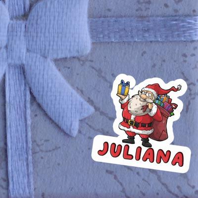 Santa Claus Sticker Juliana Gift package Image