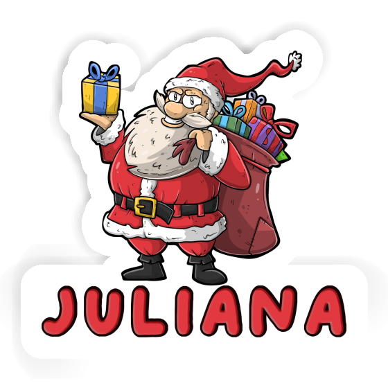 Santa Claus Sticker Juliana Gift package Image