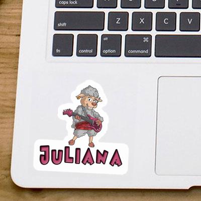 Guitarist Sticker Juliana Gift package Image