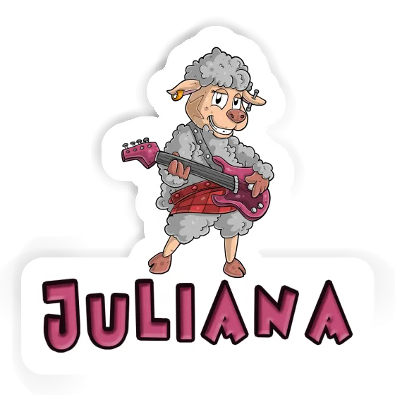 Guitarist Sticker Juliana Image