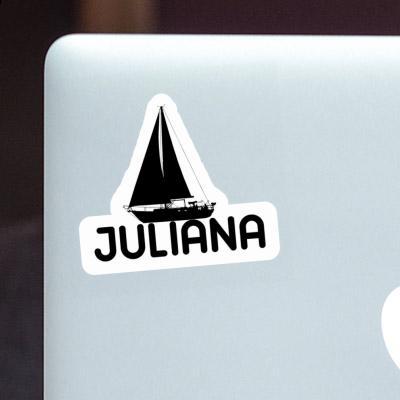 Juliana Sticker Sailboat Notebook Image