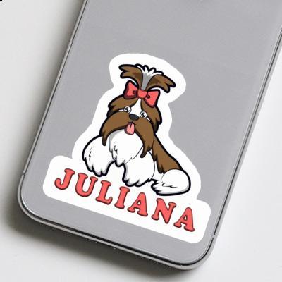 Sticker Juliana Shih Tzu Notebook Image