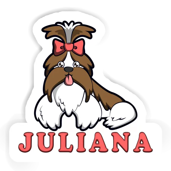 Sticker Juliana Shih Tzu Gift package Image