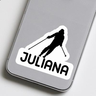 Juliana Sticker Skier Image