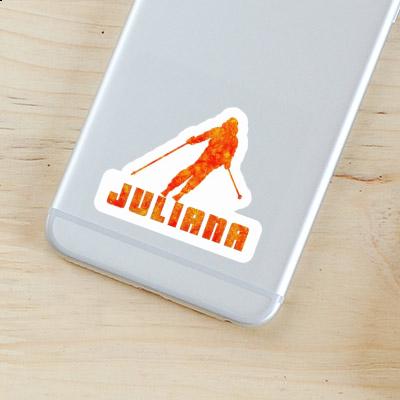 Sticker Juliana Skier Gift package Image