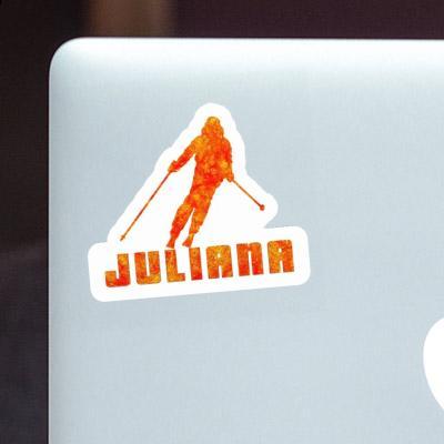 Sticker Juliana Skier Gift package Image