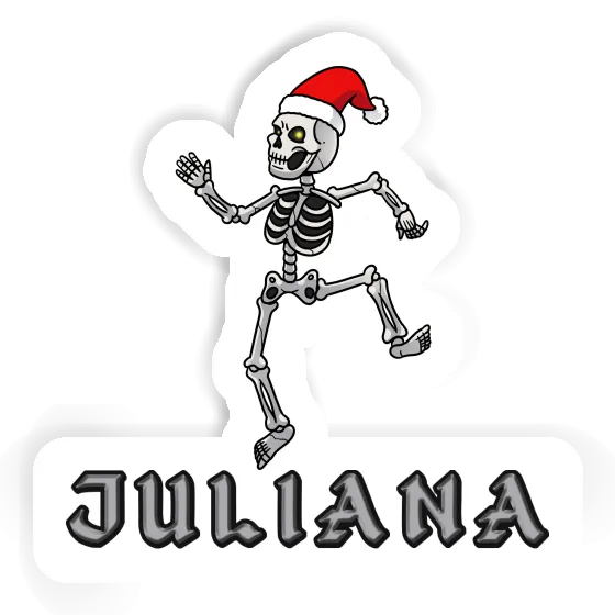 Sticker Christmas Skeleton Juliana Laptop Image