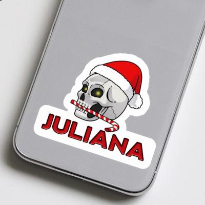 Juliana Sticker Christmas Skull Gift package Image