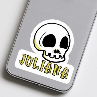 Skull Sticker Juliana Notebook Image