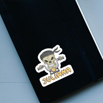 Juliana Sticker Motorbike Rider Notebook Image