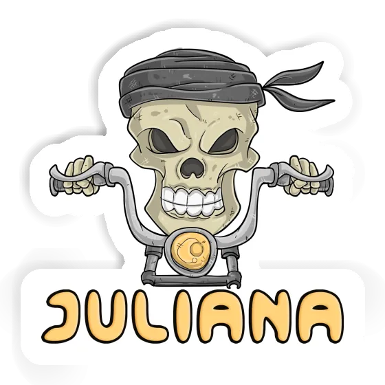 Juliana Sticker Motorbike Rider Laptop Image