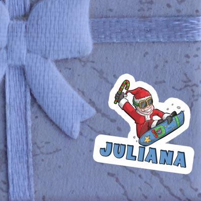 Snowboarder Sticker Juliana Image