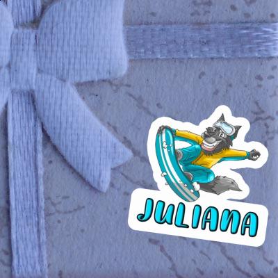 Autocollant Snowboardeur Juliana Gift package Image