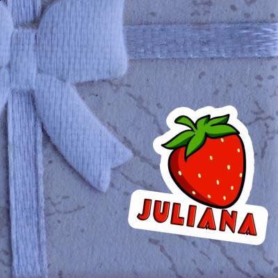 Autocollant Juliana Fraise Notebook Image