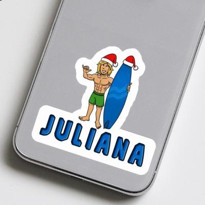 Sticker Surfer Juliana Laptop Image