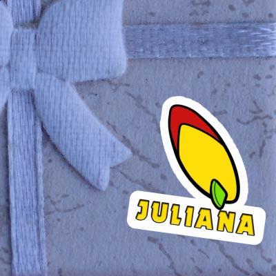 Sticker Juliana Surfboard Laptop Image