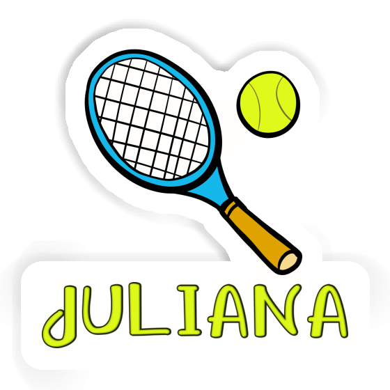 Juliana Sticker Tennis Racket Image