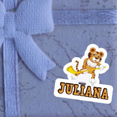 Sticker Juliana Ice-Hockey Player Image