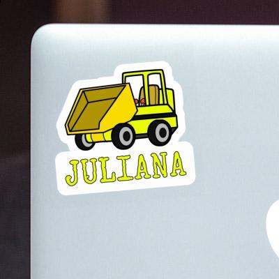 Sticker Front Tipper Juliana Notebook Image