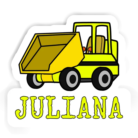 Sticker Front Tipper Juliana Gift package Image