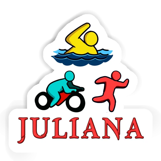 Juliana Sticker Triathlete Image