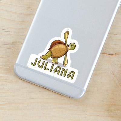 Yoga Turtle Sticker Juliana Image