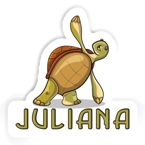 Yoga Turtle Sticker Juliana Gift package Image