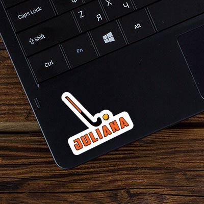 Juliana Sticker Floorball Stick Laptop Image