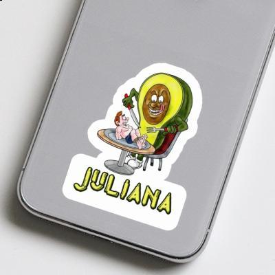 Sticker Juliana Avocado Laptop Image