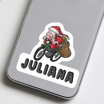 Juliana Sticker Bicycle Rider Laptop Image