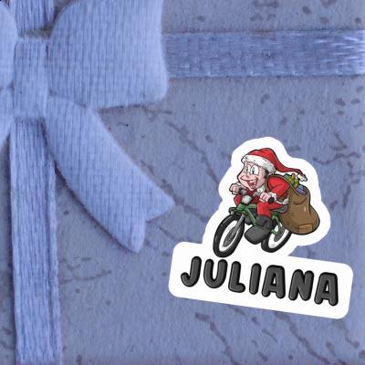 Juliana Sticker Bicycle Rider Notebook Image