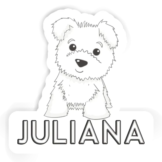 Autocollant Terrier Juliana Gift package Image