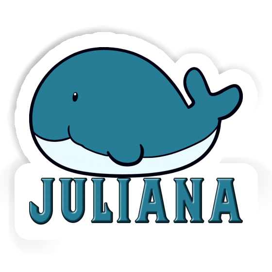 Whale Sticker Juliana Laptop Image