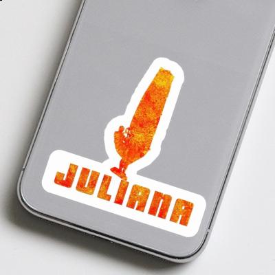 Sticker Juliana Windsurfer Laptop Image