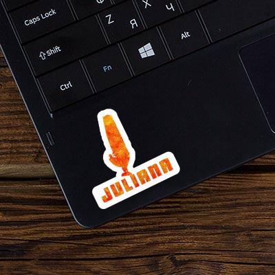 Sticker Juliana Windsurfer Laptop Image