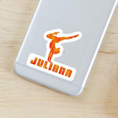 Sticker Juliana Yoga Woman Notebook Image