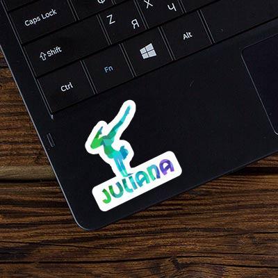 Juliana Sticker Yoga Woman Laptop Image