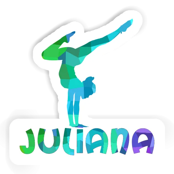 Juliana Sticker Yoga Woman Image