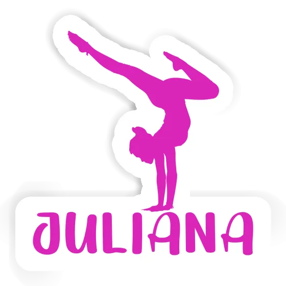 Sticker Yoga Woman Juliana Notebook Image